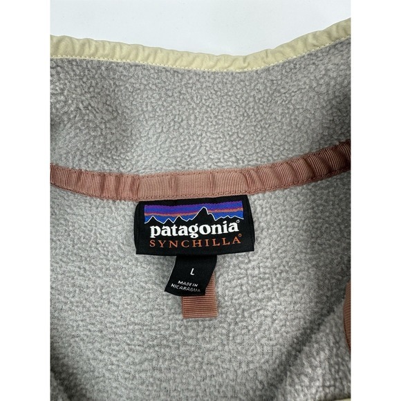 Patagonia Women's Rosewater Lightweight Synchilla Snap-T Pullover L/C44.25‎ - Picture 9 of 16